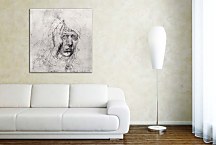 Self-Portrait with a wrap Obraz Albrecht Dürer zs16594