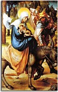 The flight to Egypt Softwood Reprodukcia Albrecht Dürer zs16604