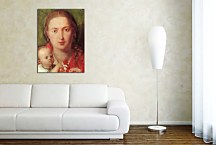 The Madonna of the Carnation Reprodukcia Albrecht Dürer zs16607