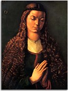 The open Fürlegerin with hair Reprodukcia Albrecht Dürer zs16608