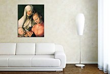 The Virgin and Child with St. Anne Reprodukcia Albrecht Dürer zs16611