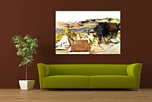 View of Kalchreut Reprodukcia Albrecht Dürer zs16617