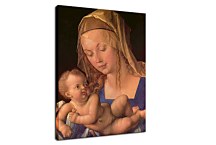 Virgin and child holding a half eaten pear Reprodukcia Albrecht Dürer zs16619