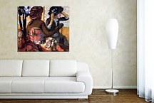 Edgar Degas Obraz - At the Milliner's zs16636