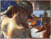 Reprodukcie Edgar Degas - At the Mirror zs16639