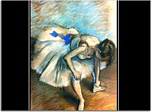 Seated Dancer - Obraz Degas zs16644