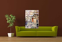 Edvard Munch Reprodukcie  - Building the Winter Studio. Ekely zs16657