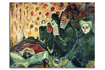 Reprodukcie Edvard Munch - By the Deathbed zs16658