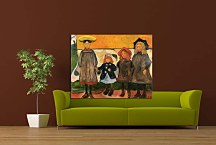 Obraz Edvard Munch - Four girls in Arsgardstrand zs16661