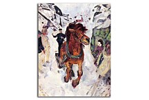 Obrazy Edvard Munch - Galloping horse zs16662