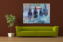 Red House and Spruces Obraz Munch zs16676