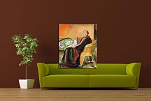 Self-Portrait after Spanish Influenza Obraz Munch zs16677