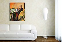 Self-Portrait after Spanish Influenza Obraz Munch zs16677