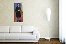 Self-Portrait with Brushes Obraz Munch zs16680