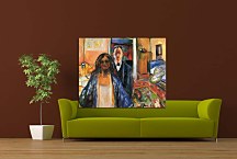 The Artist and His Model Obraz Munch zs16683