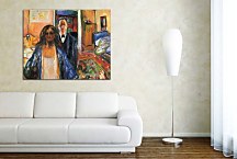 The Artist and His Model Obraz Munch zs16683