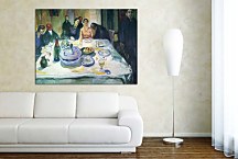 Obraz Munch The Wedding of the Bohemian, Munch Seated on the Far Left zs16688