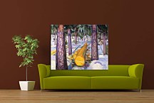 Obraz Munch The yellow log zs16689