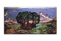 Obraz Munch Trees on the Shore zs16691