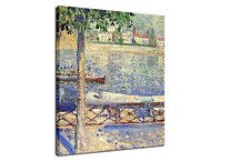 Obraz Munch View over the River at St.Cloud zs16692