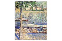 Obraz Munch View over the River at St.Cloud zs16692