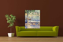 Obraz Munch View over the River at St.Cloud zs16692