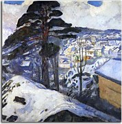 Winter, Kragero Obraz Munch zs16694