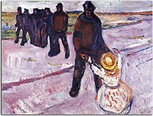 Worker and Child Obraz Munch zs16696