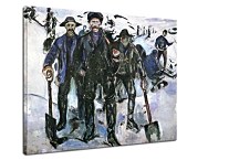 Workers in the Snow Obraz Munch zs16697