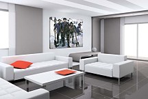 Workers in the Snow Obraz Munch zs16697