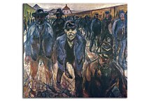 Workers on Their Way Home Obraz Munch zs16698