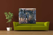 Workers on Their Way Home Obraz Munch zs16698