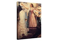 Frederic Leighton Obraz - A Girl Feeding Peacocks zs16700