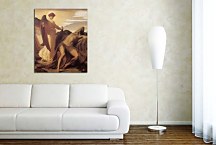 Elijah in the Wilderness - Frederic Leighton Obraz zs16708