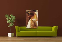 Eucharis, A Girl with a Basket of Fruit - Frederic Leighton Obraz  zs16709