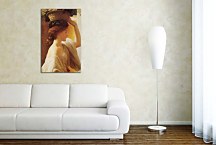 Eucharis, A Girl with a Basket of Fruit - Frederic Leighton Obraz  zs16709