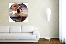 Perseus on Pegasus hastening to the rescue of Andromeda - Reprodukcia Frederic Leighton zs16725