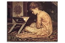 Study: At a Reading Desk - Reprodukcia Frederic Leighton zs16732
