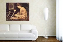 Study: At a Reading Desk - Reprodukcia Frederic Leighton zs16732
