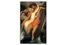 Reprodukcia Frederic Leighton - The Fisherman and the Syren zs16736