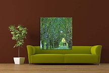 Reprodukcie Gustav Klimt - Avenue of Schloss Kammer Park zs16748