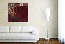 Gustav Klimt - Cows in the barn Obraz zs16757