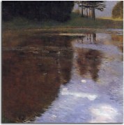 Obraz Gustav Klimt Quiet pond in the park of Appeal zs16799