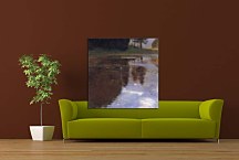 Obraz Gustav Klimt Quiet pond in the park of Appeal zs16799