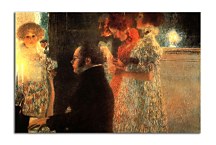 Obraz Gustav Klimt Schubert at the Piano II zs16801