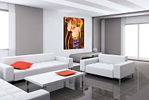 Klimt Obraz The Beethoven Frieze: The Hostile Powers. Left part, detail zs16803