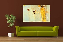 Klimt Obraz The Beethoven Frieze: The Longing for Happiness. Left wall zs16804