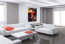 Henri de Toulouse-Lautrec  - Ambassadeurs Aristide Bruant in his cabaret Obraz zs16820