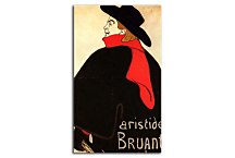 Henri de Toulouse-Lautrec  - Aristide Bruant in his cabaret Obraz zs16821