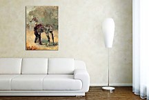 Reprodukcie od Henri de Toulouse-Lautrec  - Artilleryman Saddling His Horse zs16822
